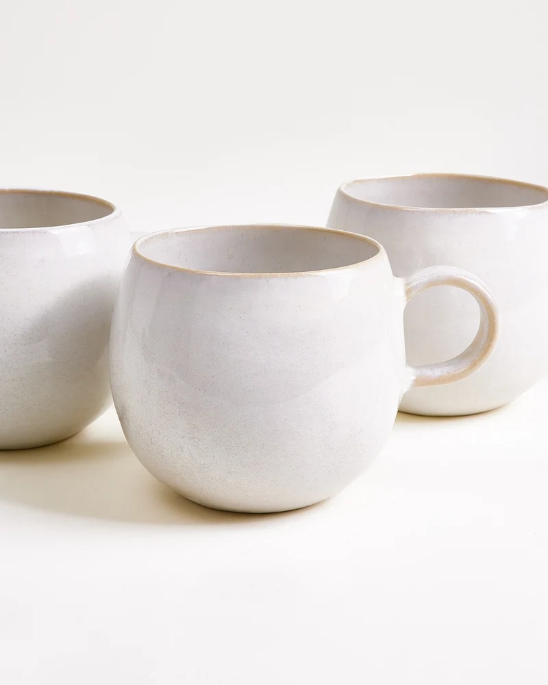 Areia Tasse groß weiß 6er-Set