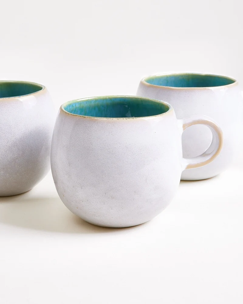 Areia Tasse groß aqua 4er-Set