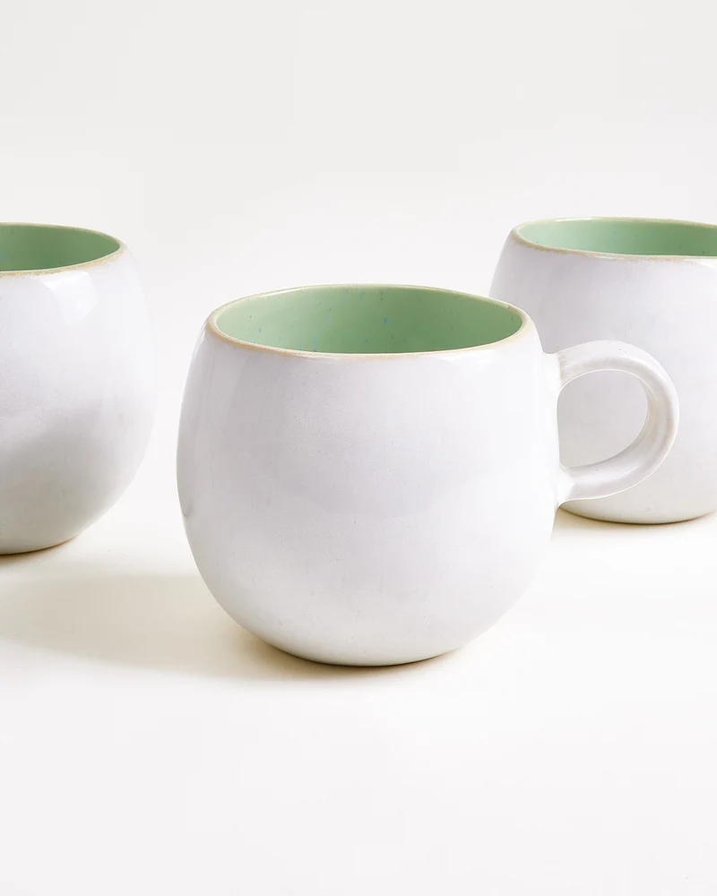 Areia Tasse groß mint 4er-Set