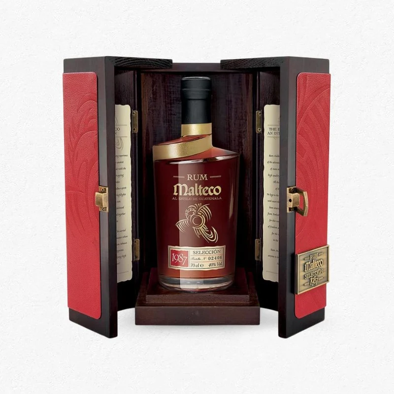 Malteco Selección 1987 Wooden Box 40% 0,7L