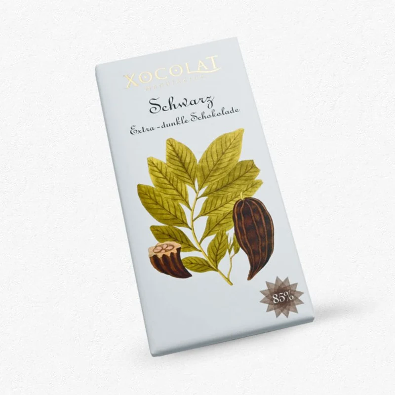 Schokolade - Xocolat Schwarz 85% 80g