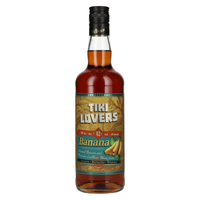 Tiki Lovers Banana Spirit Drink 42% Vol. 0,7l