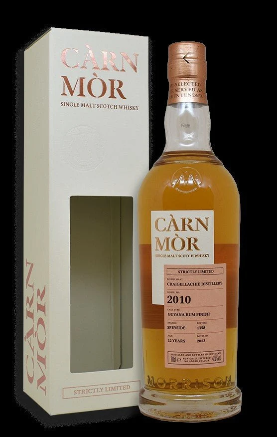 Craigellachie 2010 Guyana Rum Finish Speyside Carn Mor 47,5% vol. 0,7l Strictly Limited Highland Whisky
