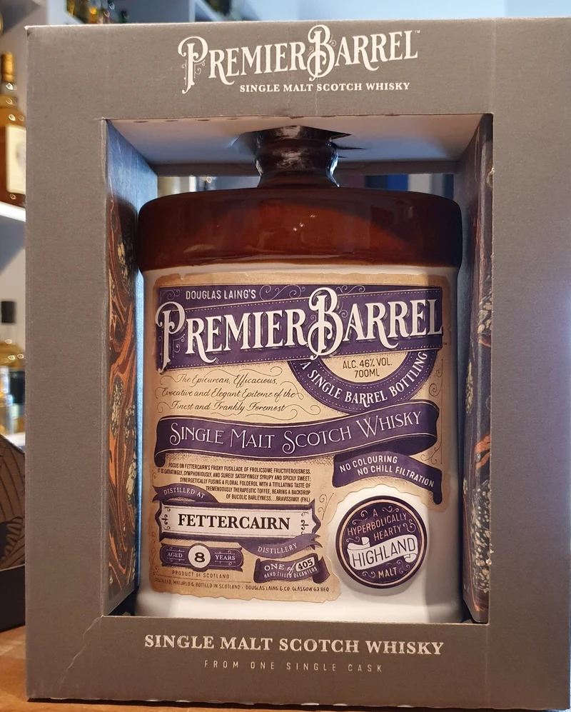 X Fettercairn 8y cask Premier Barrel 46% vol. 0,7l Limited Whisky Douglas Laing