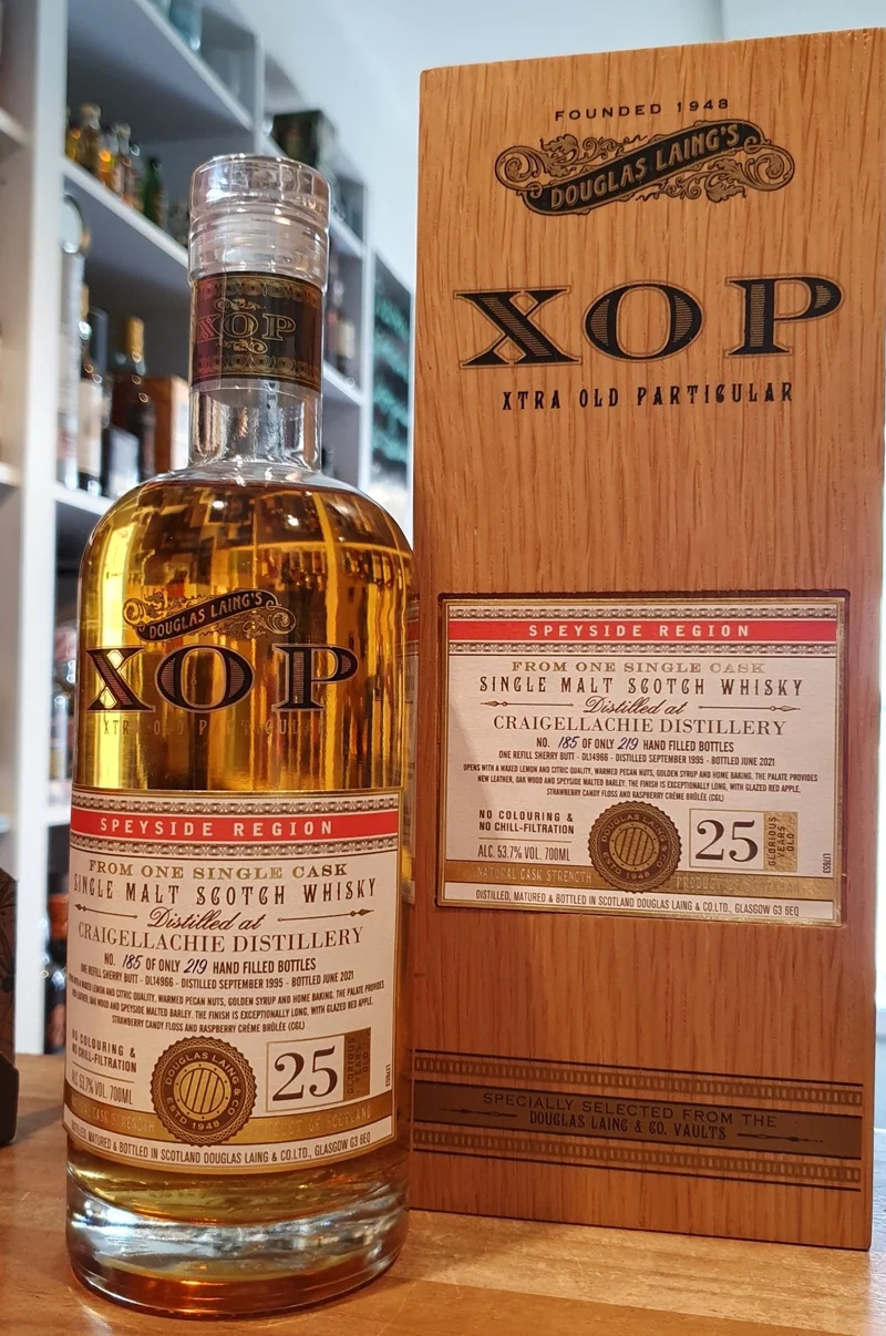 Craigellachie 1995 25 Y XOP single cask xtra Old Particular 53,7% vol. 0,7l Whisky Douglas Laing