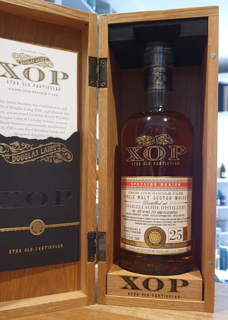Craigellachie 1995 25 Y XOP single cask xtra Old Particular 53,7% vol. 0,7l Whisky Douglas Laing