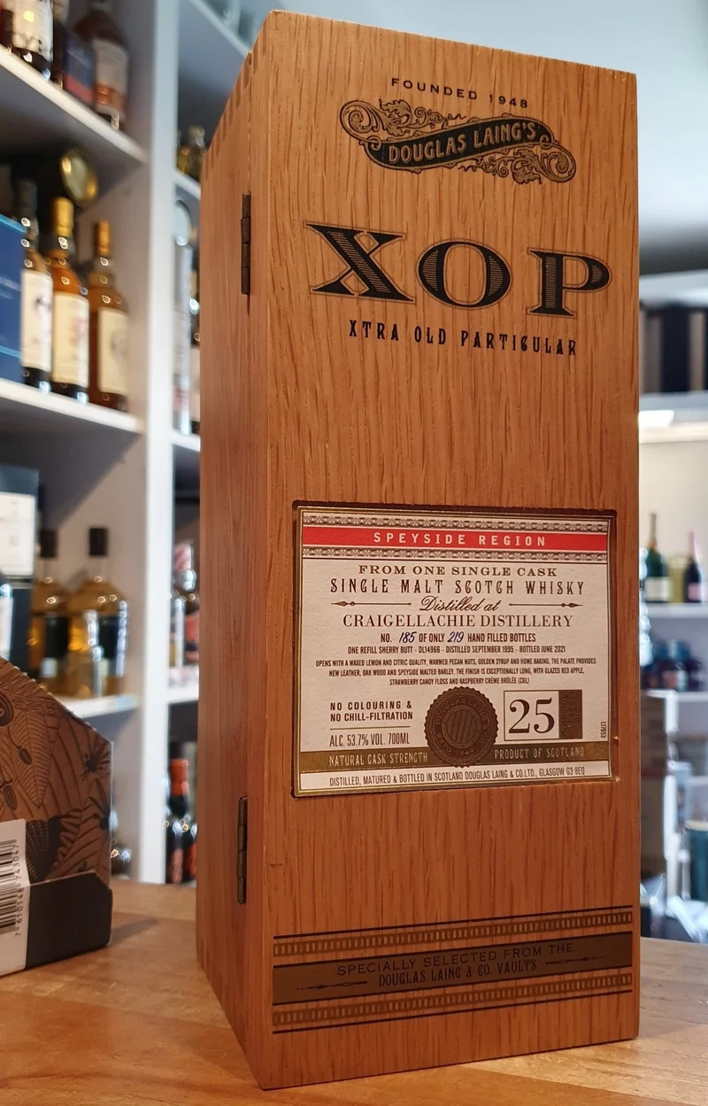 Craigellachie 1995 25 Y XOP single cask xtra Old Particular 53,7% vol. 0,7l Whisky Douglas Laing