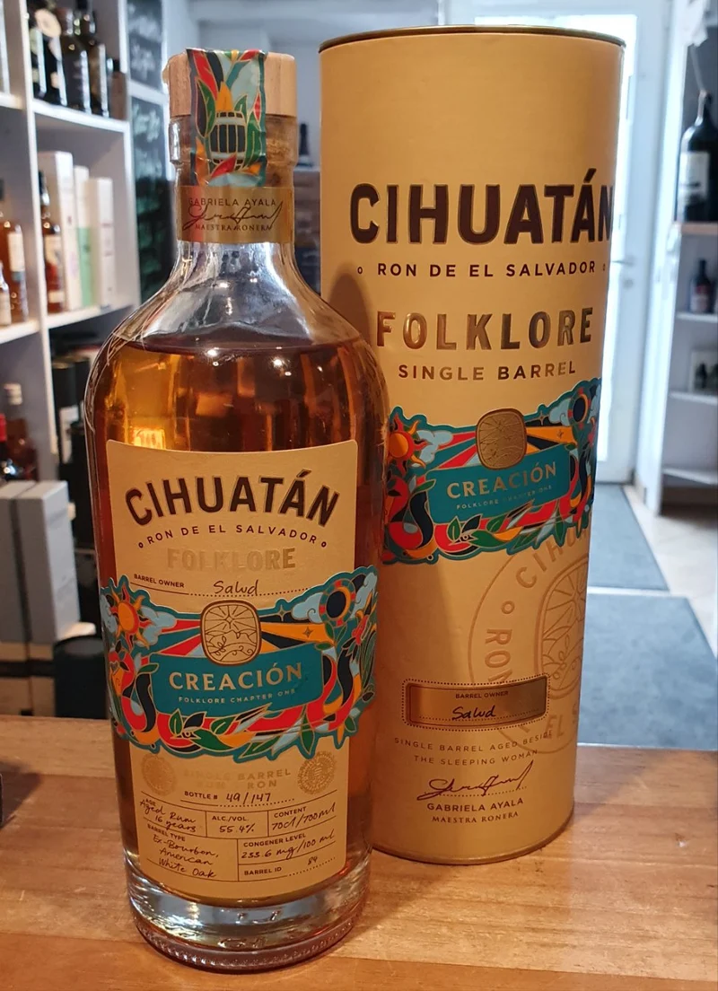 Cihuatan Folklore Creacion Single cask 16y 0,7l 55,4% vol. Rum el salvador excl. Salud