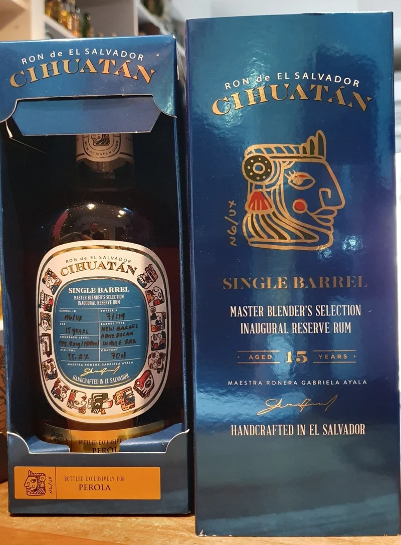 Cihuatan Single cask barrel 0,7l 55,2% vol. Rum el salvador 15y