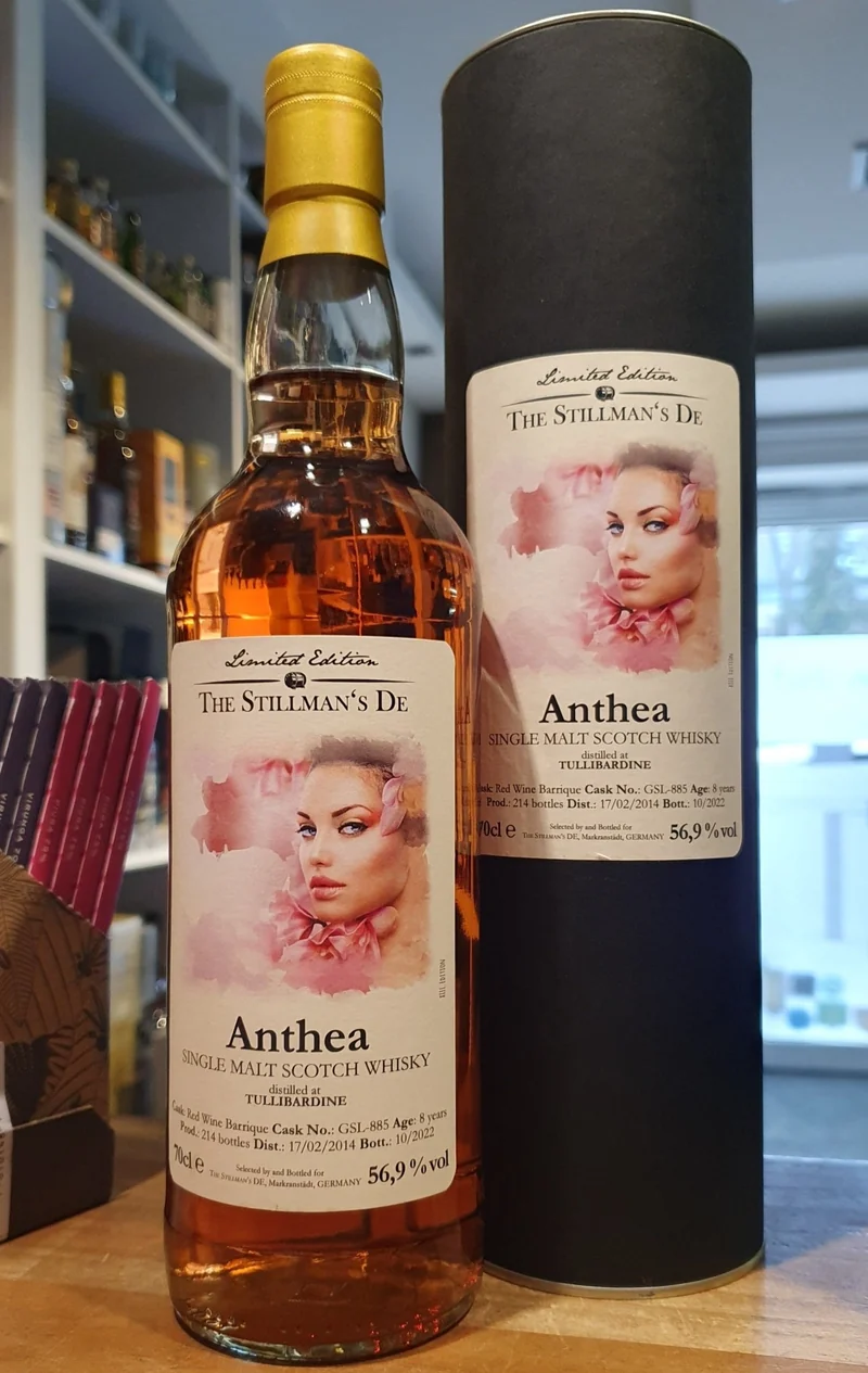 Tullibardine single cask 2014 8y Anthea The Stillmans 0,7l 56,9% vol. Whisky