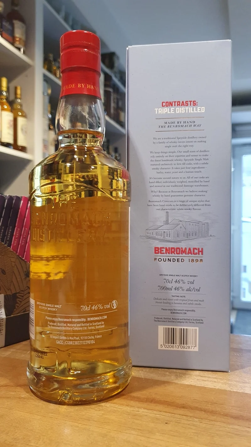 Benromach 2011 triple dist. Contrasts 2022 Malt 0,7l 46% vol. Whisky