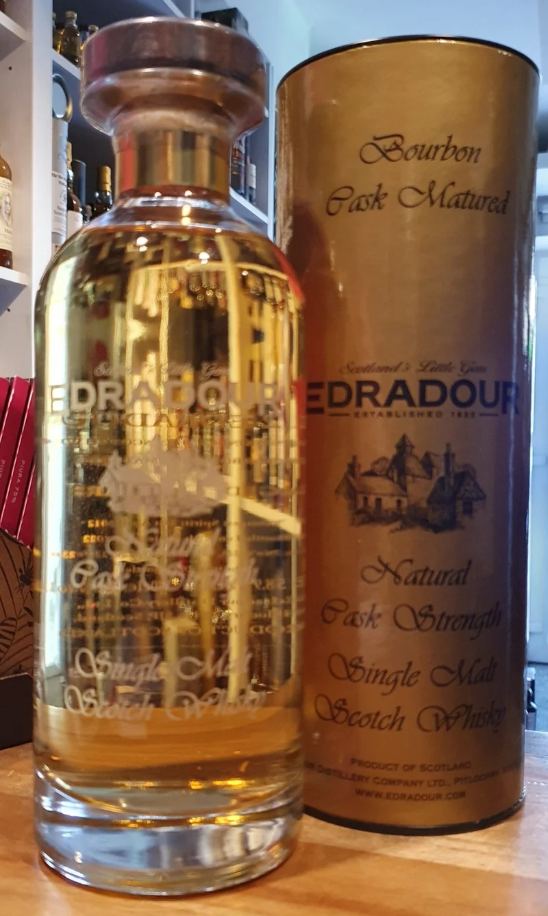 X Edradour 2012 2022 10y natural cask strength Bourbon Casks 0,7l Fl 58,9%vol. Highland single malt scotch whisky #223-230