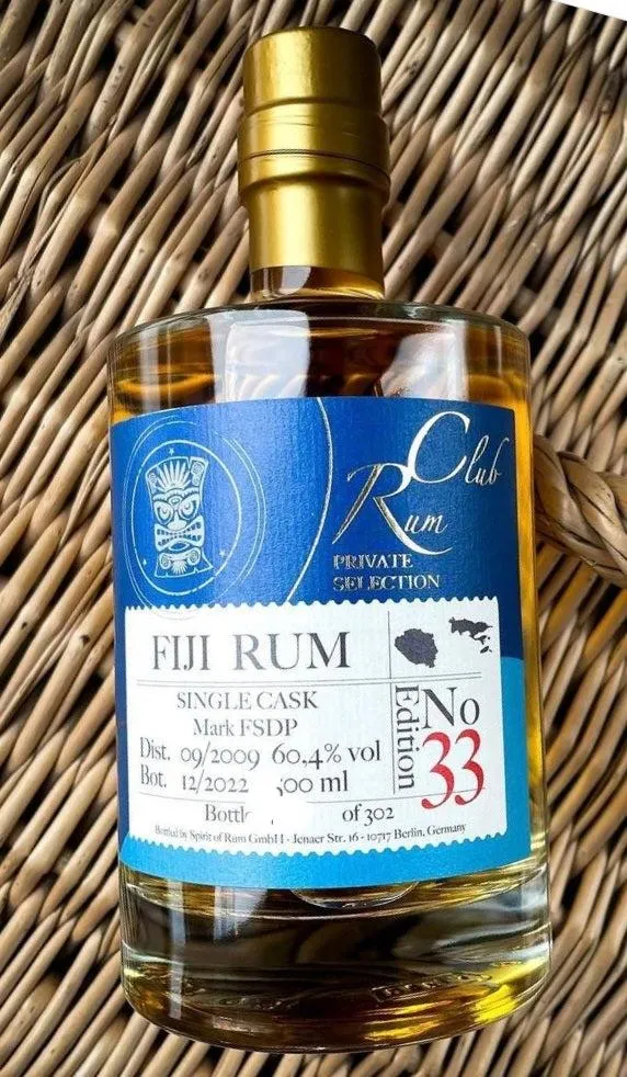 Rumclub Ed. 33 Fiji 2009 FSPD 60,4 % 0,5l fl Rum club