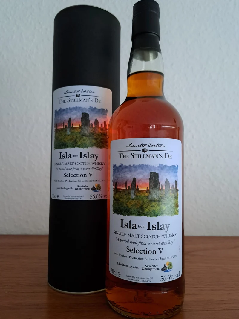 Caol ila single cask Isla from Islay Ed.5 Sherry 2022 7y The Stillmans ( 5 V) 0,7l 56,6%vol. Whisky