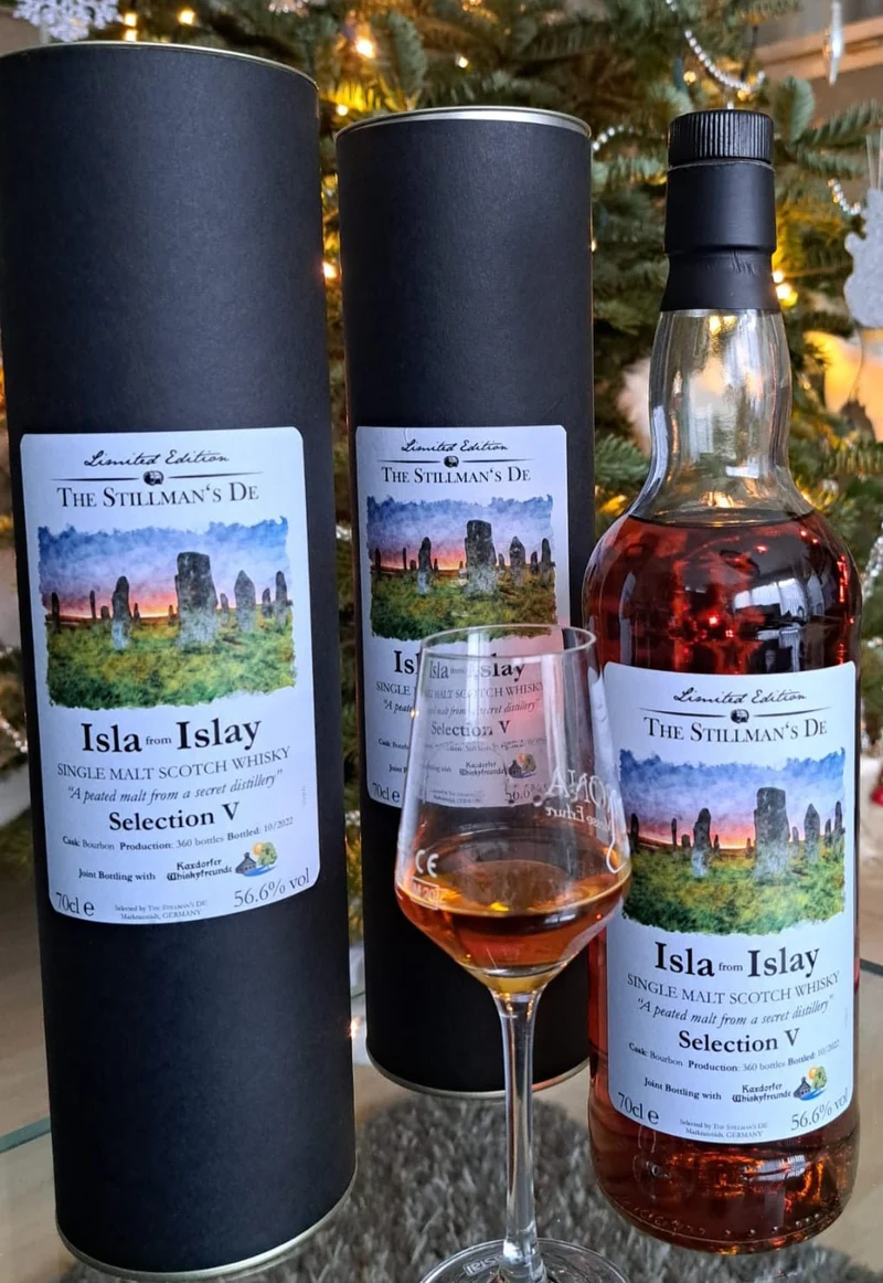Caol ila single cask Isla from Islay Ed.5 Sherry 2022 7y The Stillmans ( 5 V) 0,7l 56,6%vol. Whisky
