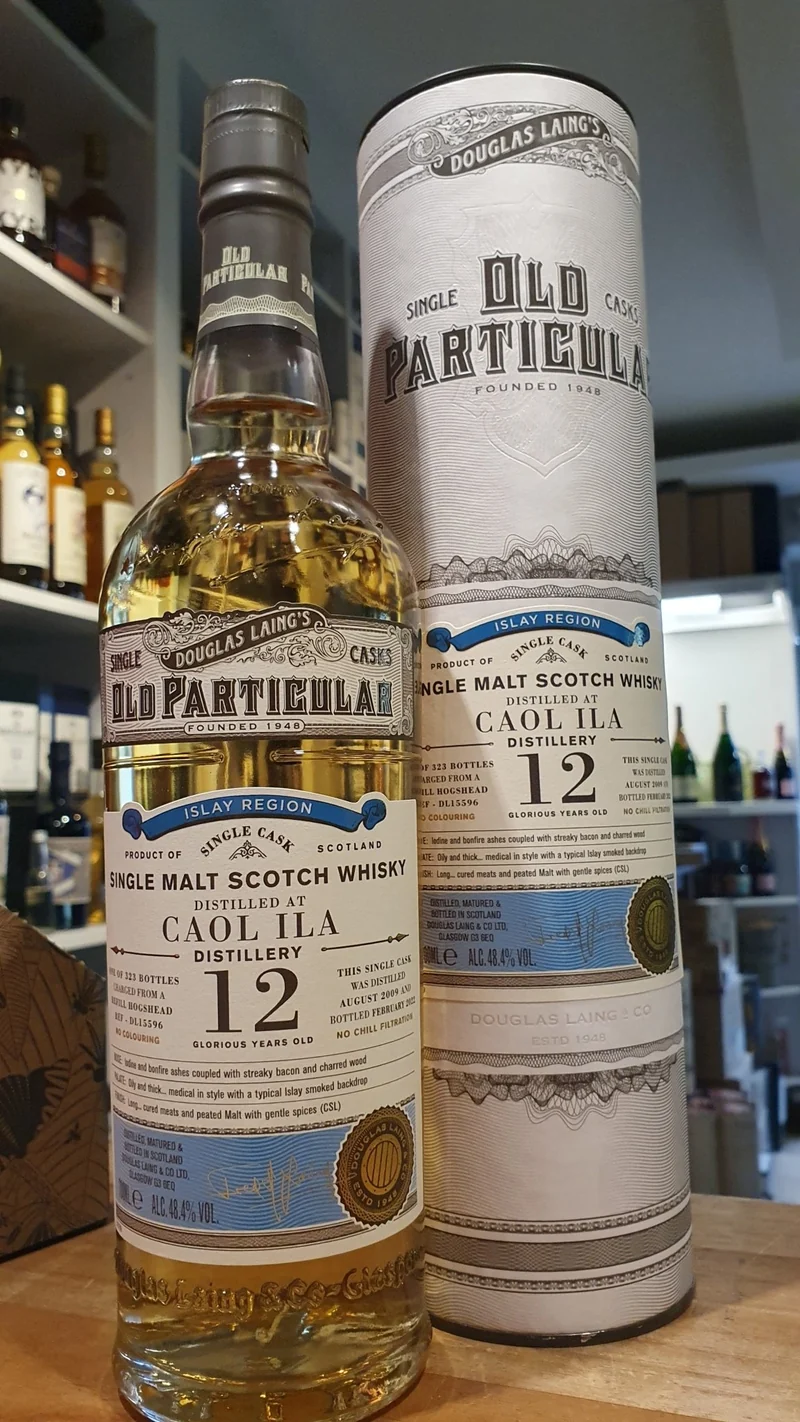 Caol Ila 12 Y single cask 2009 2022 Old Particular 48,4% vol. 0,7l Whisky Douglas Laing