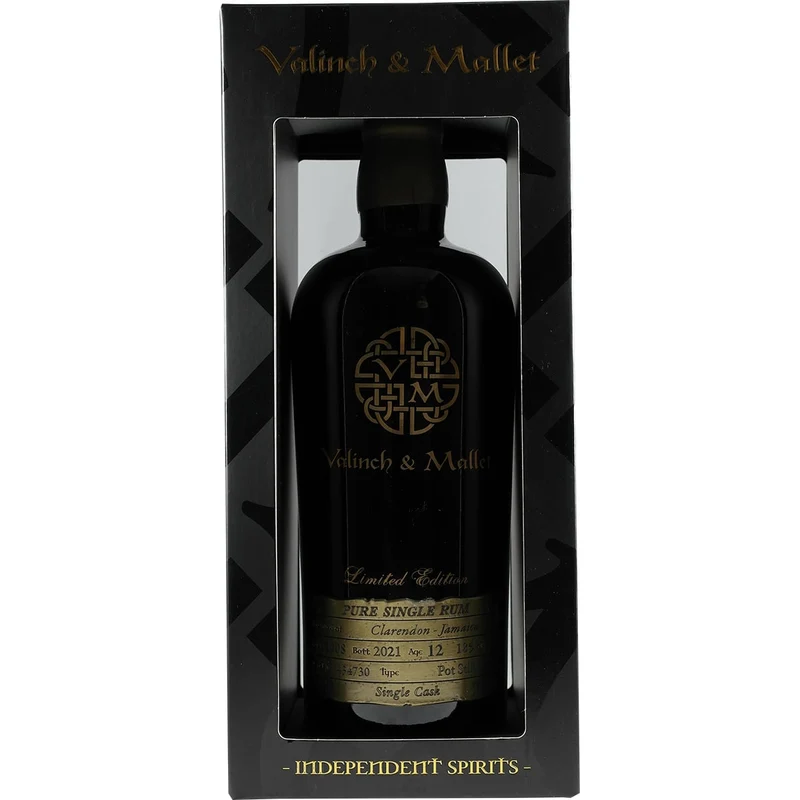 Jamaica Single Cask Clarendon 12 Years Valinch & Mallet The Spirit of Art