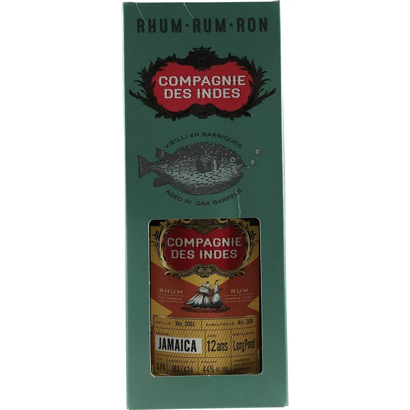 Compagnie des Indes Long Pond 12 Years JLP4