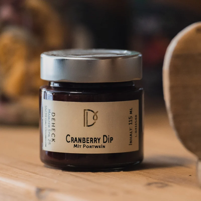Cranberry Dip mit Portwein