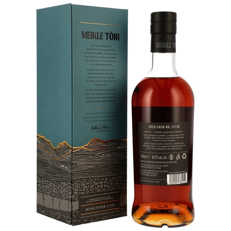 Meikle Tòir 2020/2026 Peated Single Cask #12726 64,2% vol. 700ml