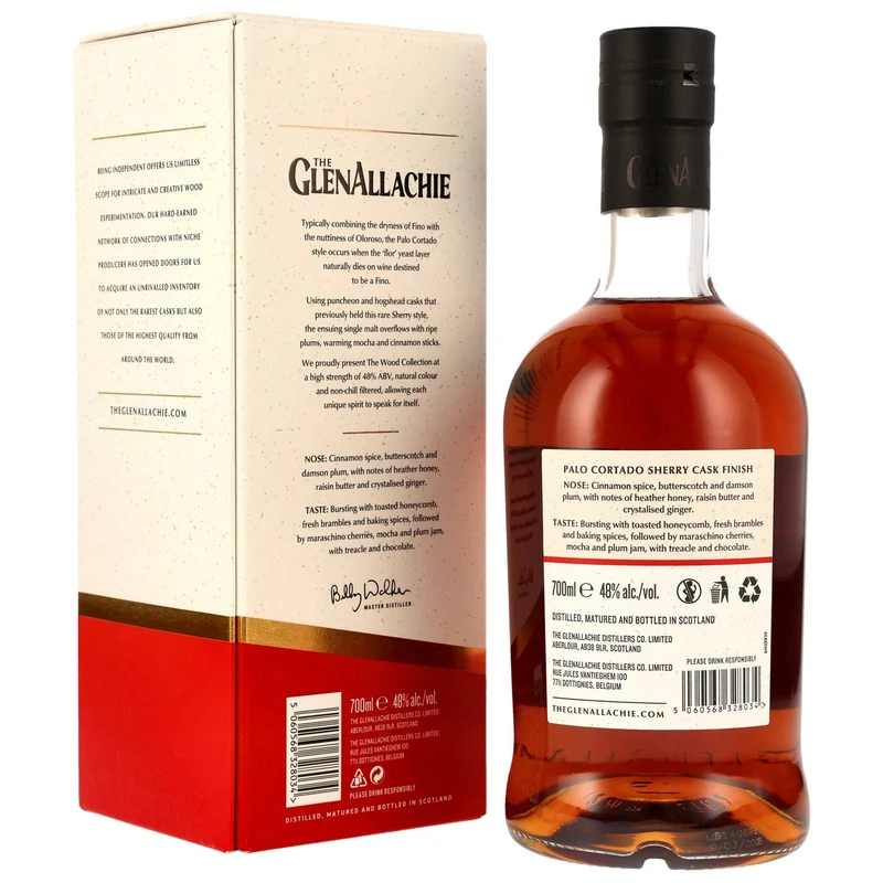 The GlenAllachie 11 Jahre Palo Cortado Sherry Cask Finish 48% vol. 700ml
