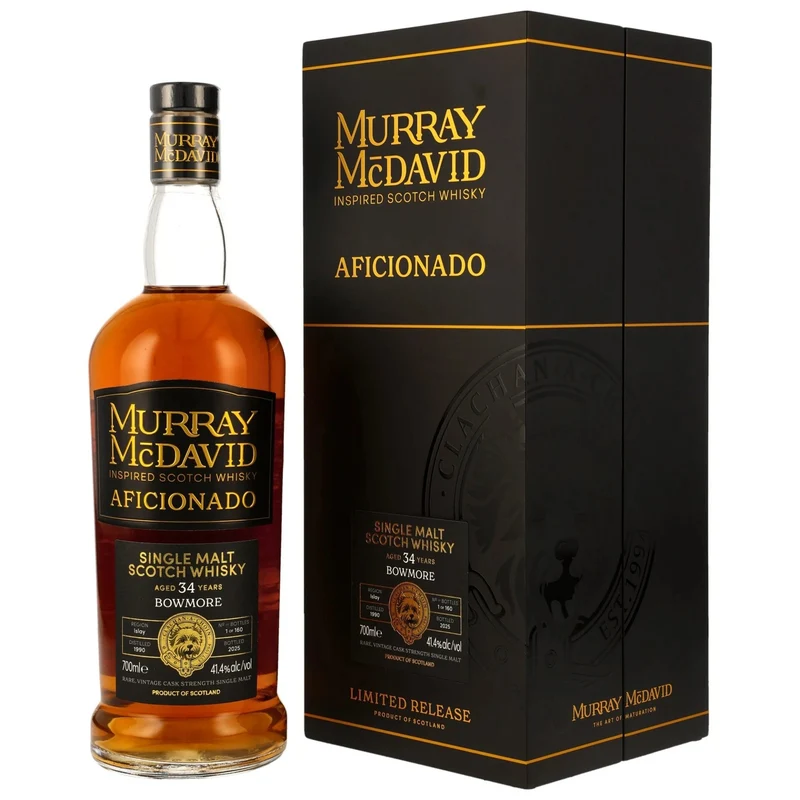 Bowmore 1990 34 Jahre Aficionado Murray McDavid 41,4% vol. 700ml