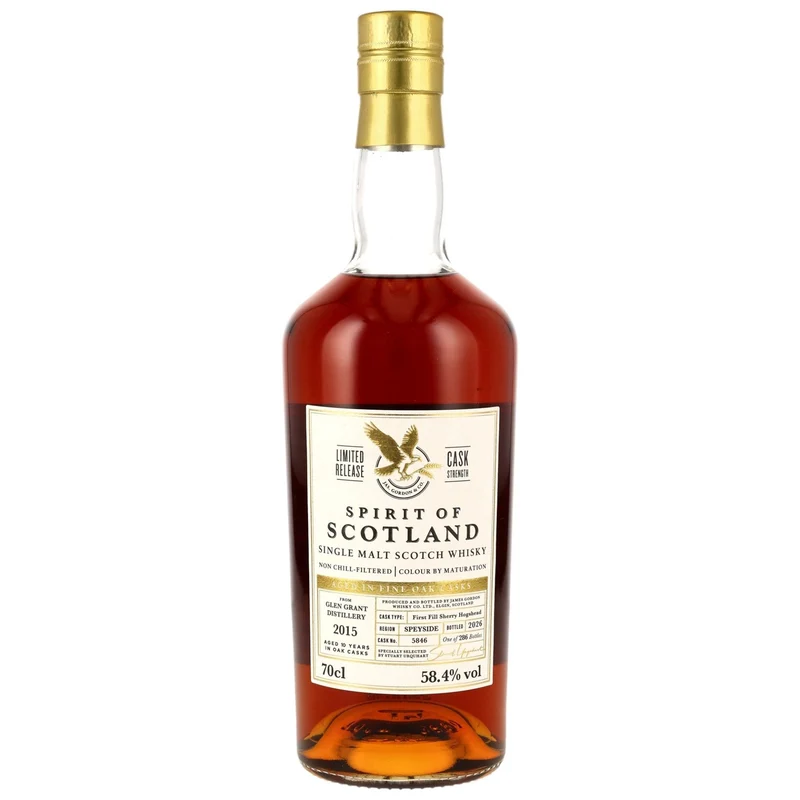 Glen Grant 2015/2026 1st Fill Sherry Hogshead #5846 G&M