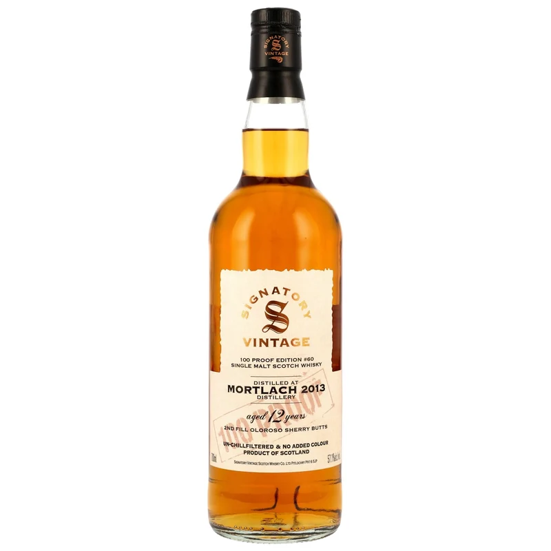 Mortlach 2013/2025 - 12 y.o. - Signatory 100 PROOF Edition #60 57,1% vol. 700ml