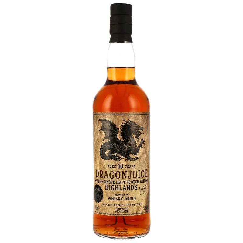 Dragonjuice 10 y.o. Highlands - Peated Batch #2 - Whisky Druid 50,2% vol. 700ml