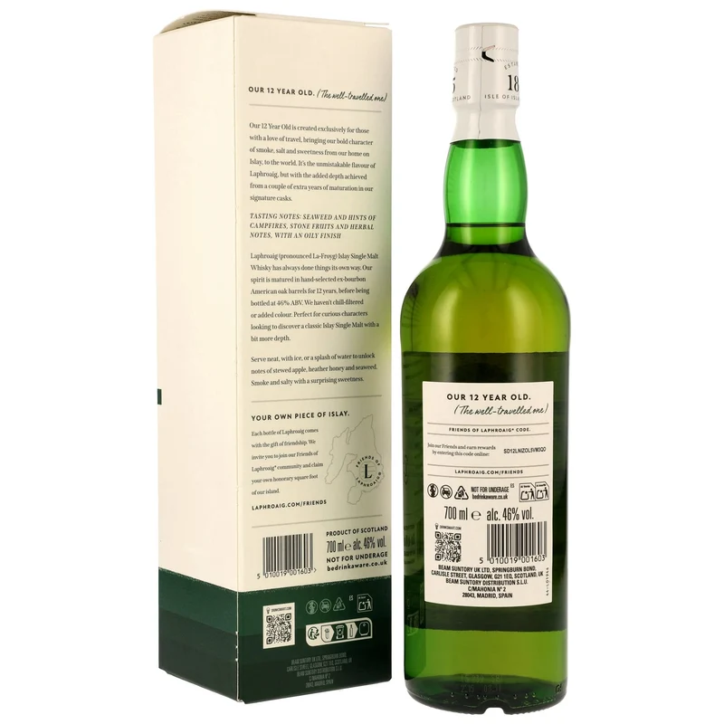 Laphroaig 12 Years Old 46% vol. 700ml