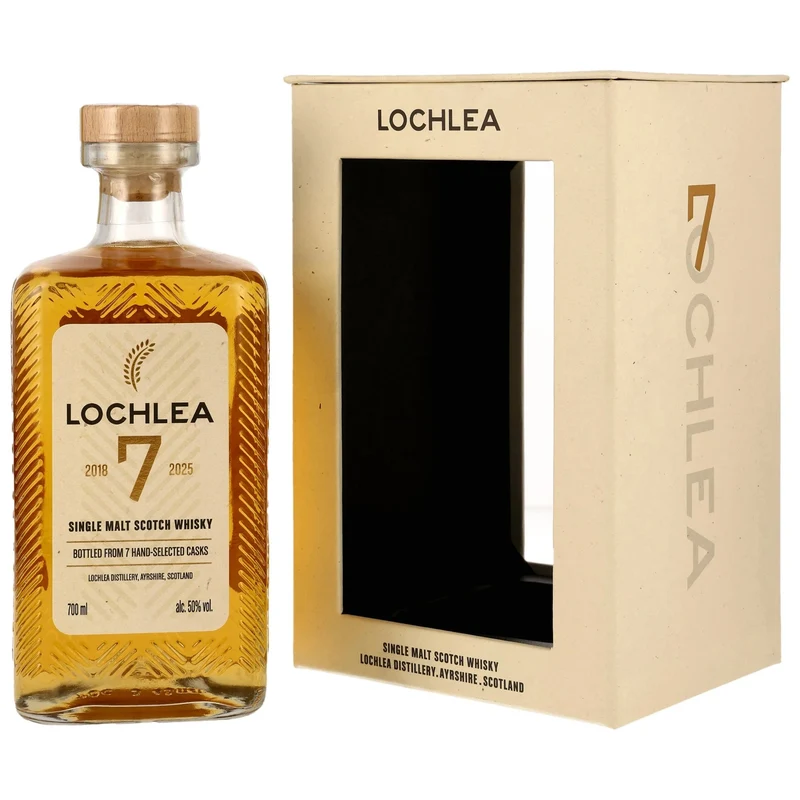 Lochlea Distillery 2018/2025 - 7 Jahre - 1st Fill Bourbon Barrels 50% vol. 700ml