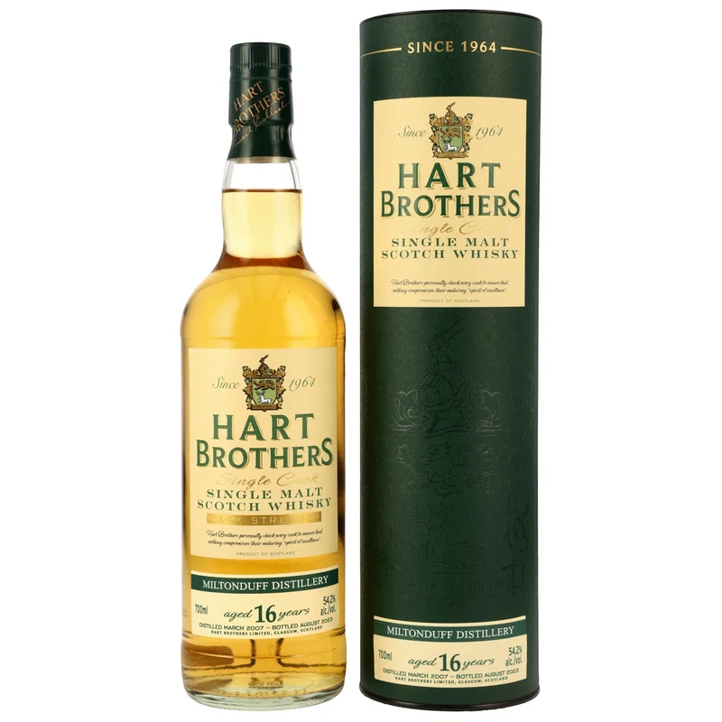HART BROTHERS - Miltonduff 2007/2023 16 Jahre - 54,2% Vol.
