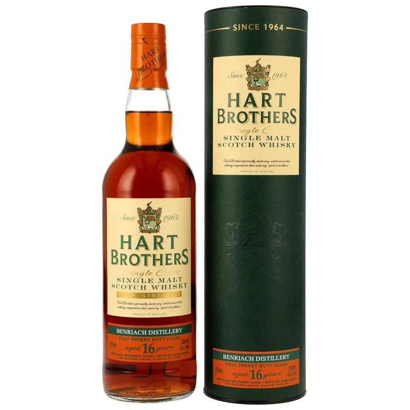 HART BROTHERS - Benriach 2008/2025 16 Jahre 1st Fill Sherry Butt - 55,9% Vol.