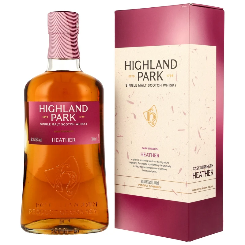 HIGHLAND PARK - Heather 1st Fill Seasoned Sherry Casks + Refill Casks Cask Strength - 63,6% Vol.