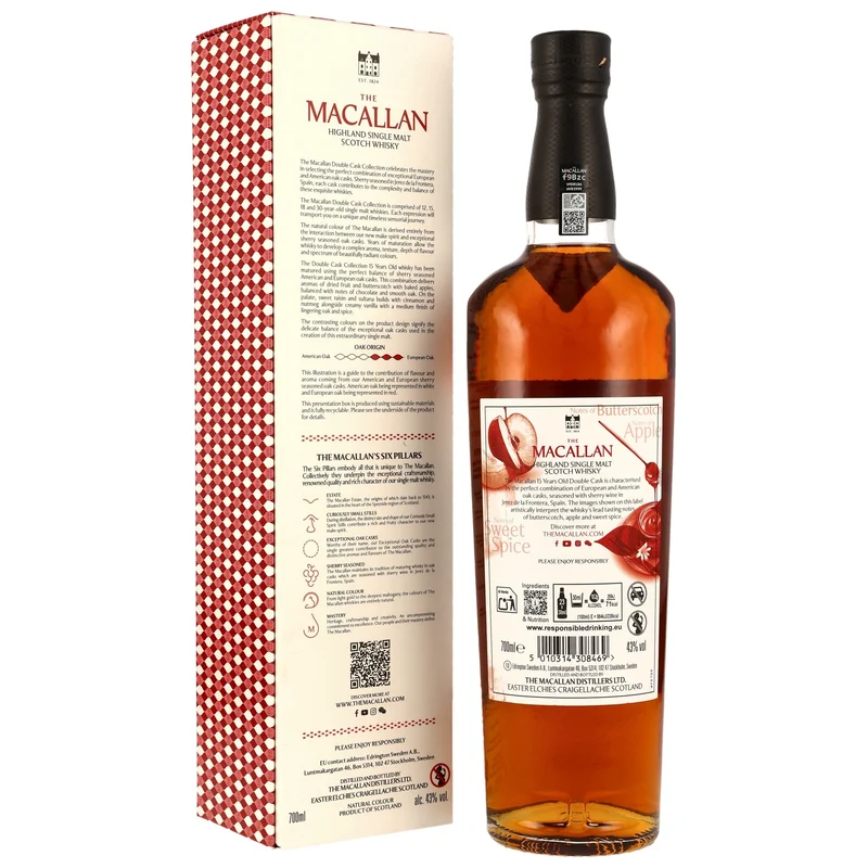 MACALLAN - 15 Jahre Double Cask - 43% Vol.