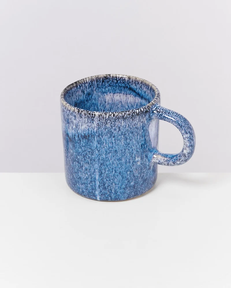 Cordoama Tasse groß modern blau 4er-Set