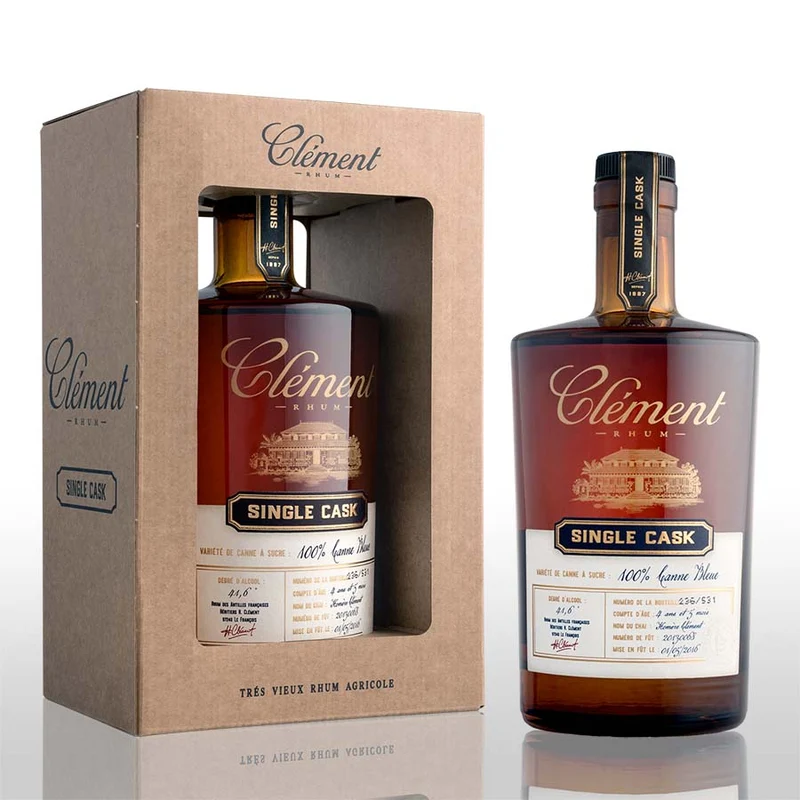 Clément Rhum Canne Bleu Single Cask 46,5% 0,5L