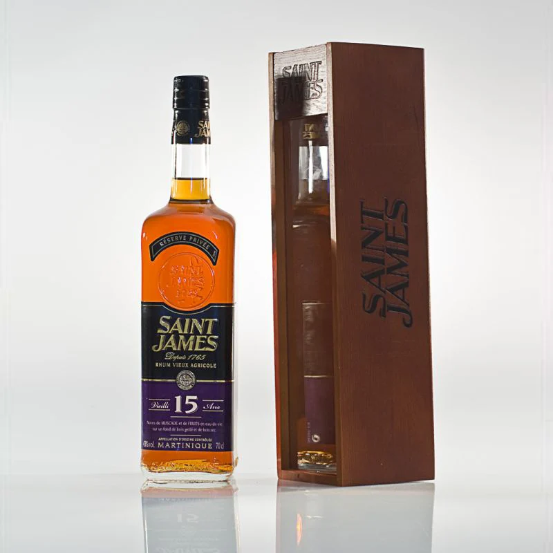 Saint James Vieux 15YO 43% 0,7L - Alte Flasche