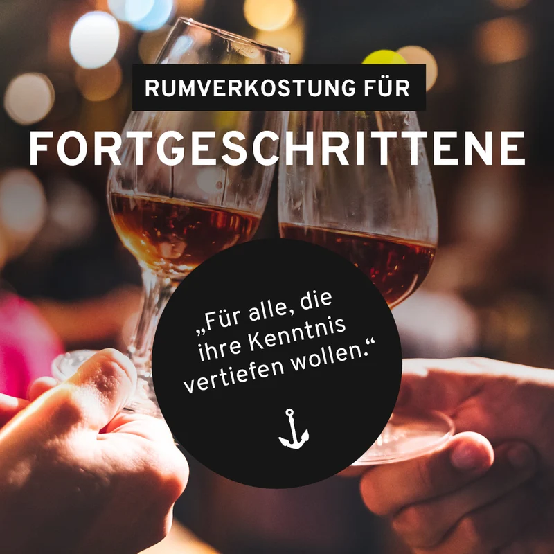 Gutschein - Rumverkostung für Fortgeschrittene