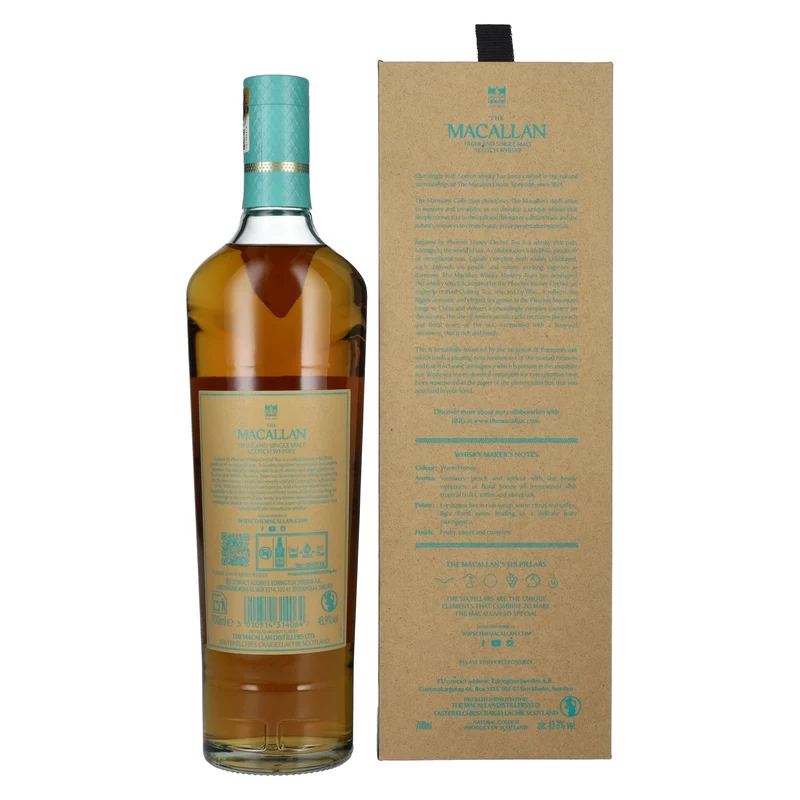 The Macallan The Harmony Collection JING PHOENIX HONEY ORCHID TEA 43,9% Vol. 0,7l in Geschenkbox