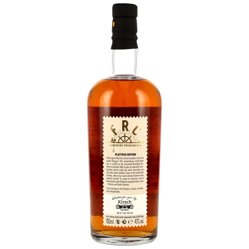 FRC - Platypus 7 Jahre Rum Australia Sherry Cask Rum - 43% Vol.