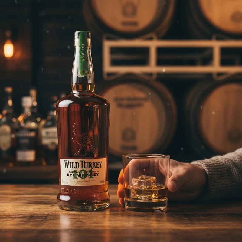 WILD TURKEY - 101 Straight Rye Whiskey - 50,5% Vol.
