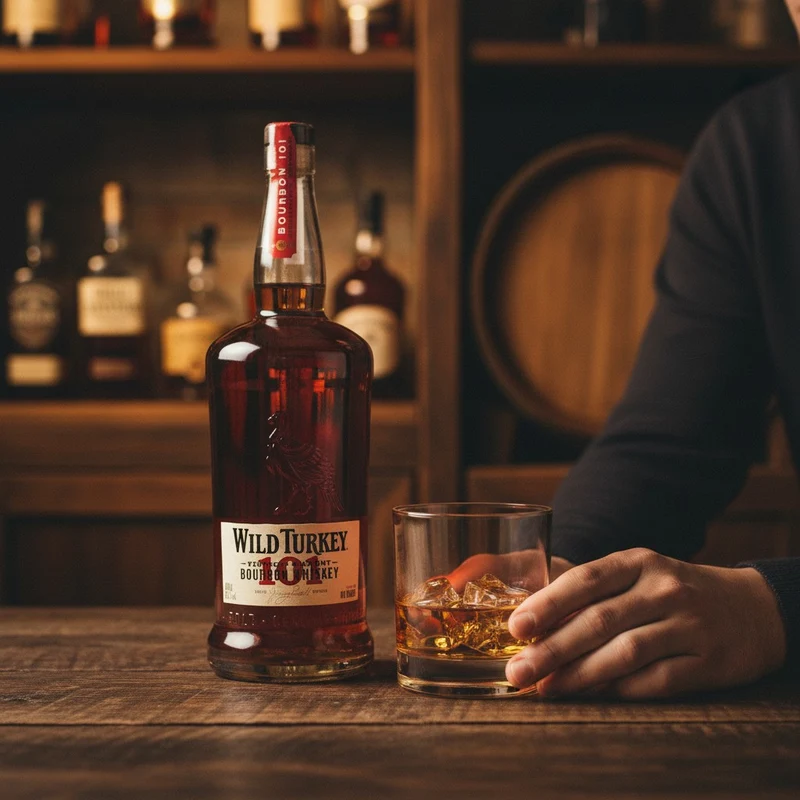 WILD TURKEY - 101 Straight Bourbon Whiskey (Liter) - 50,5% Vol.