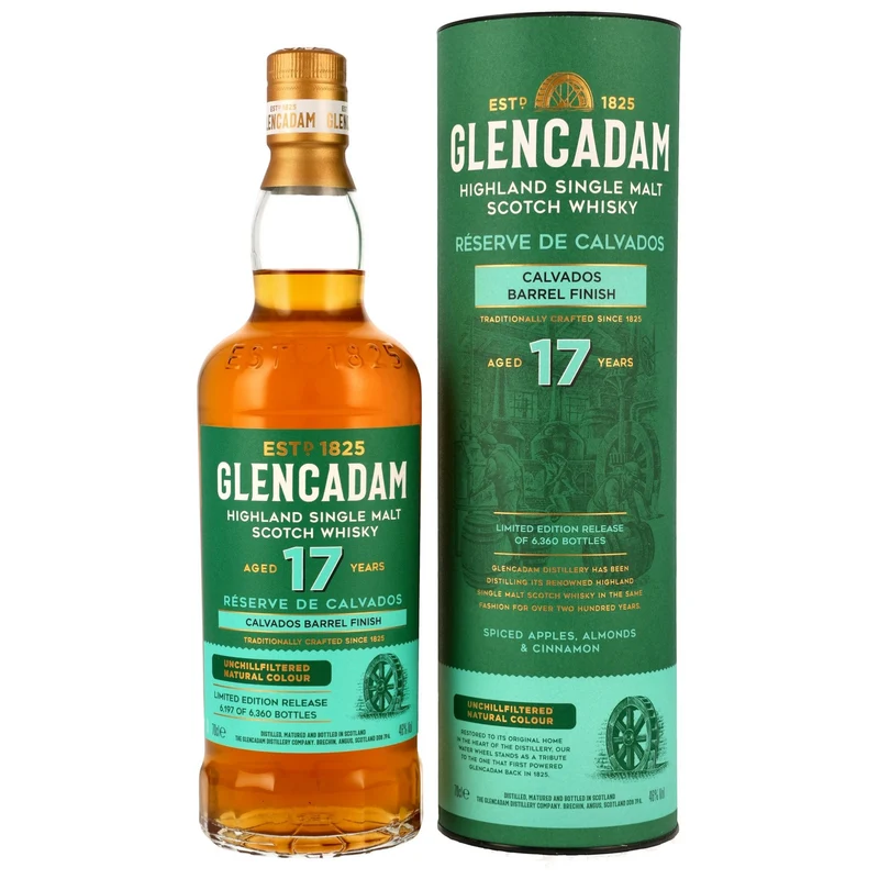GLENCADAM - 17 Jahre Reserve de Calvados- 46% Vol.