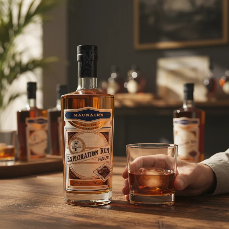 MacNairs - Exploration Panama Rum 7 Jahre Peated ohne GePa- 46% Vol.