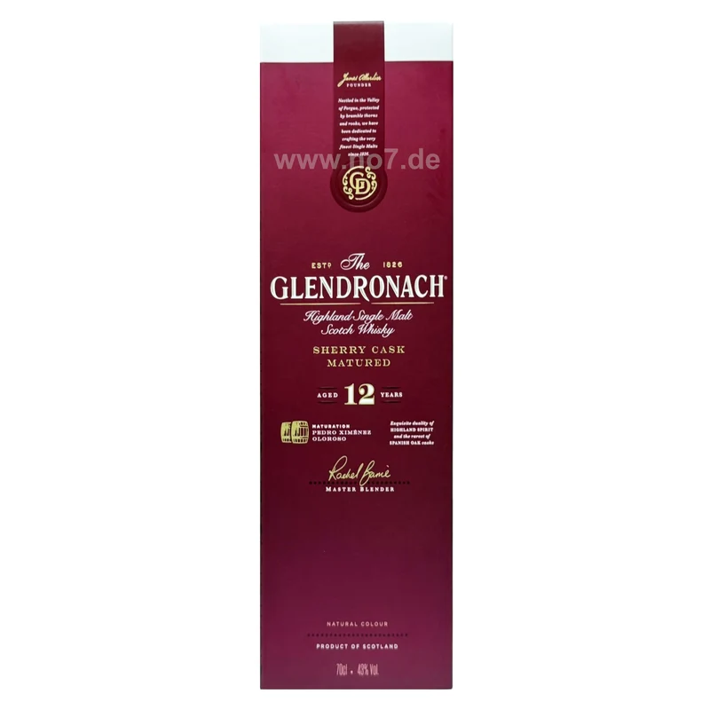 Glendronach 12 YO Single Malt Whisky 0,7l