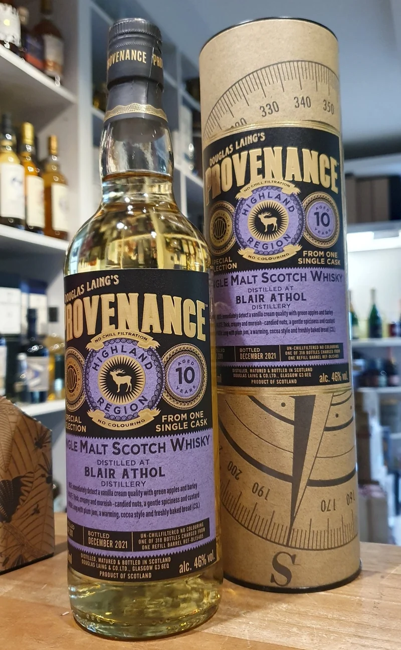 Blair Athol 2011 single cask 10 y Provenance 46% vol. 0,7l Whisky