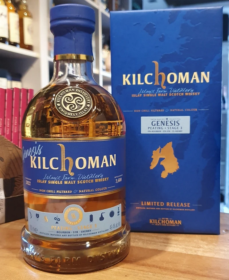 Kilchoman Genesis 3 2022 bourbon sauternes sherry 2022 0,7l 49.4% vol. Whisky