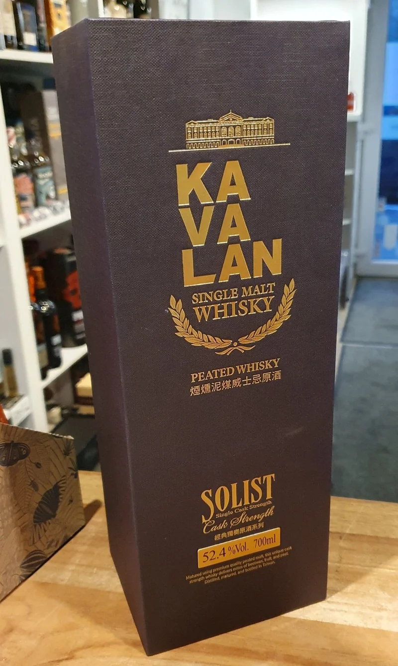 Kavalan Solist Peated 2015 single cask 0.7l Fl 52,4%vol. Taiwan Whisky #R150414044A eckig