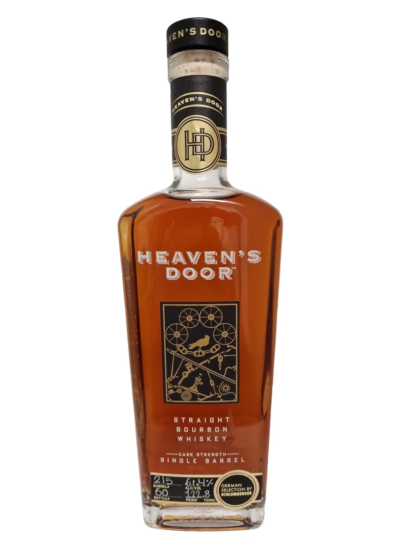 Heaven‘s Door Single barrel SKG 5 Bourbon Whiskey 0,7l 61,4 % vol. Bob Dylon Straight